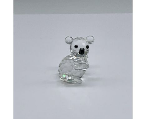 This Koala is part of the Endangered Species theme. Black crystal is used for the eyes and for the nose. Swarovski etched bac