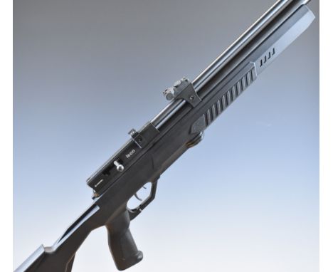Crosman Icon Model 6-CP122S .22 PCP air rifle with composite stock, textured pistol grip, adjustable sights and 10-shot magaz