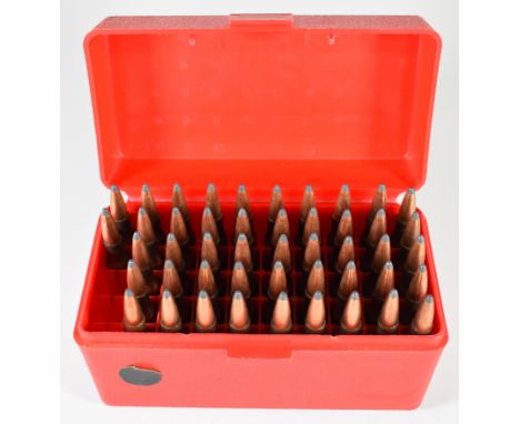 Forty seven 7x57mm rifle cartridges, in MGM Case-Gard box.&nbsp;PLEASE NOTE THAT A VALID RELEVANT FIREARMS/SHOTGUN CERTIFICAT