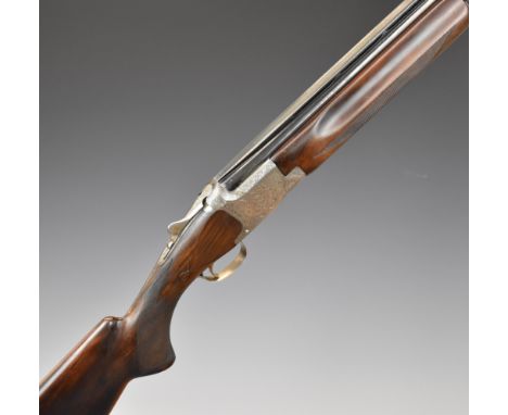 Miroku 3800 12 bore over and under ejector shotgun&nbsp;with engraved locks, underside, trigger guard, top plate and thumb le