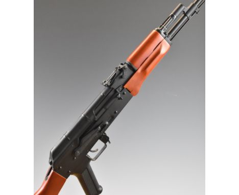 Cybergun Kalashnikov AK47 .177 CO2 air rifle with wooden pistol grip and stock, sling mounts and adjustable sights, serial nu