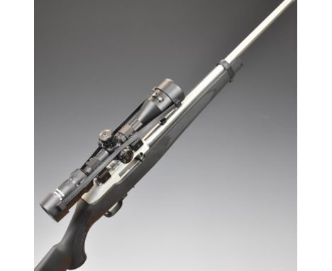 Ruger Model 10/22 .22 semi-automatic rifle with chequered semi-pistol grip and forend, composite stock, adjustable sights, ro