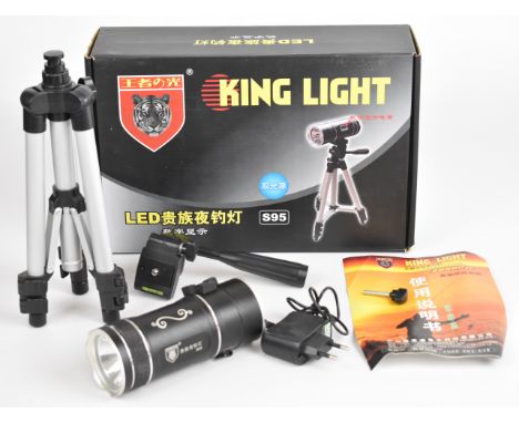 King Light LED S95 lamp and tri-pod, in original box.&nbsp;