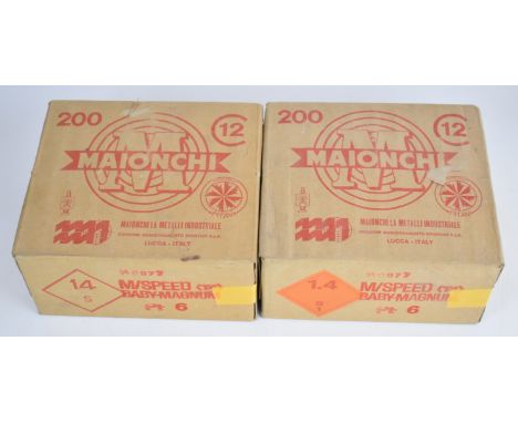 Four hundred 12 bore Maionchi 2&frac34; Baby Magnum 42g 6 shot cartridges, all sealed in original boxes.&nbsp;PLEASE NOTE THA