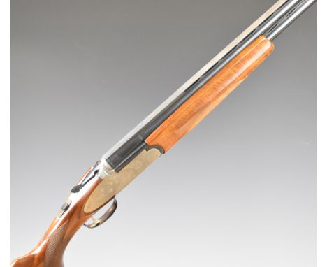 Rizzini 12 bore over and under ejector shotgun with engraved scenes of birds to the sidelock plates and underside, engraved t
