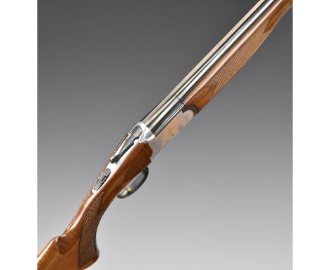 Lincoln Premier 20 bore over and under ejector shotgun with gold decoration of birds to the locks, engraved lock, trigger gua