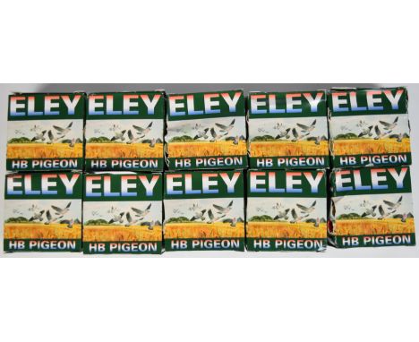 Two hundred and fifty 12 bore Eley HB Pigeon Fibre Wad shotgun cartridges, all in original boxes.&nbsp;PLEASE NOTE THAT A VAL