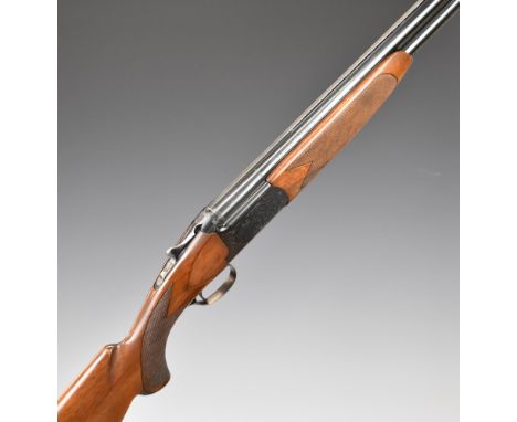 Franchi Falconet 12 bore over under ejector shotgun&nbsp;with engraved scenes of birds to the locks, engraved underside and t