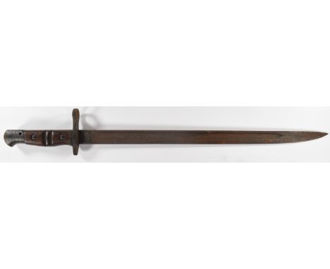 American WW1 Remington bayonet with 1917 to ricasso and 43cm single edged blade PLEASE NOTE:- Before bidding please ensure th