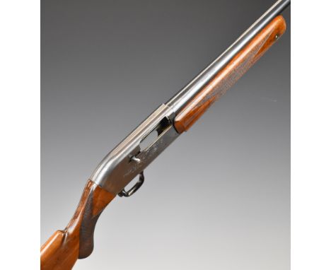 Browning 12 bore 2-shot semi-automatic shotgun with engraved lock, chequered semi-pistol grip and forend and 29.5 inch barrel