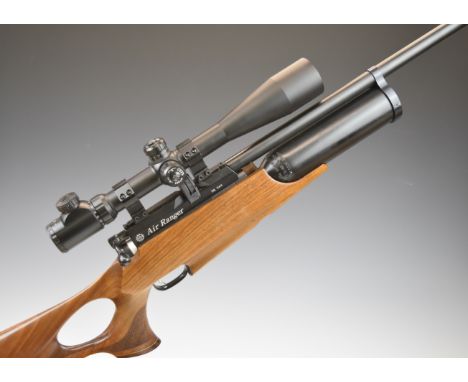 Daystate Air Ranger .177 PCP air rifle with shaped and textured thumb hole grip, raised cheek piece, 14-shot magazine, sound 