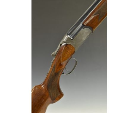 Sportarmi 12 bore over and under ejector shotgun with two sets of barrels, engraved locks, underside, top plate and thumb lev