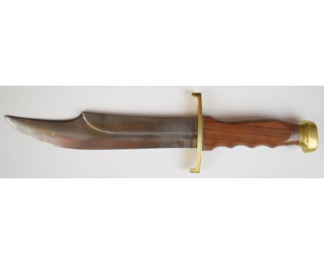 Carl Schulieper 'African Hunter' hunting knife, the 21cm blade etched 'hand made hammerforged' PLEASE NOTE:- Before bidding p