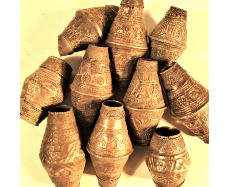 Bag of 10 antique beads very useful for curtain and light pulls. 
