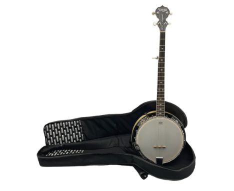 Tanglewood Union Series TWB 18 M5 five-string banjo, serial no.WE131200382 L96cm; in soft carrying caseCondition Report:Good 