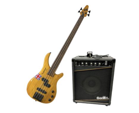 Tanglewood Rebel four-string electric bass guitar L111cm; with Gorilla GB-30 amplifier, serial no.0006529 (2)Condition Report