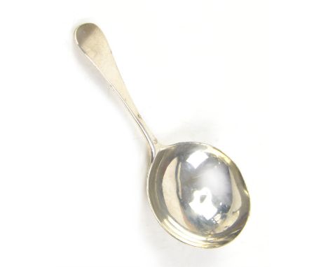 Georgian silver caddy spoon by Peter, Ann and William Bateman London 1804
