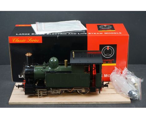 Boxed Accucraft UK Ltd Classic Series G scale W & L Countess live steam 0-6-0 locomotive, unused and as new, with instruction