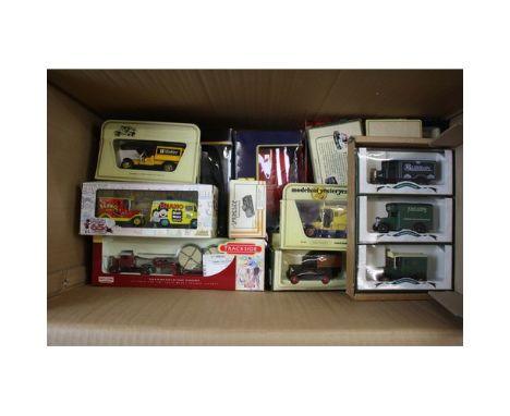 Six boxed Matchbox diecast models to include 2 x MB43 Steam Locomotive, MB-61 Fork Lift Truck, MB-69 Snow Plough, MB-18 Fire 