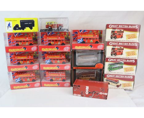 16 x Boxed diecast models to include Rio 64 Hitler's Personnel Mercedes, 2 x Exclusive First Editions EFE 18710 Bedford SB Du