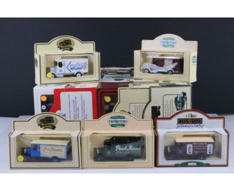 50 x Boxed Lledo Days Gone Morris Van diecast models to include 043008, 43007, 43012, 43020, 43017, 43011, 43022, 43004, 4310