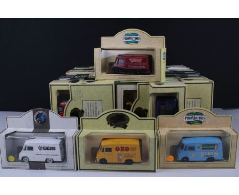 50 x Boxed Lledo diecast models to include 71000 1959 Morris LD 150 Van, 30015 1939 Chevrolet Panel Van, 36000 1936 Chevrolet