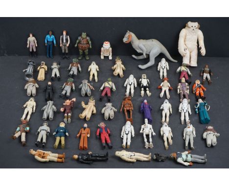 Star Wars - 50 x Original Kenner Star Wars action figures to include Han Solo, Imperial Dignitary, Storm Trooper, Snow Troope