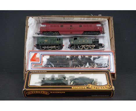 Two boxed OO gauge locomotives to include Mainline 54156 2301 Class (Dean Goods) 0-6-0 Locomotive GWR green and Lima 205120MW