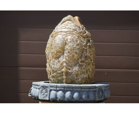 Boxed Sideshow Collectables 1:1 scale Alien egg prop replica, in good condition with outer box (outer box measuring 78cm x 75