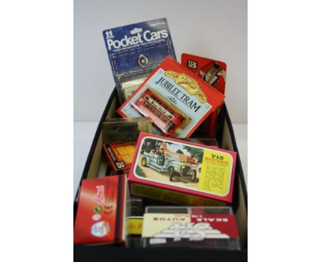 21 x Boxed and carded diecast models to include 3 x Matchbox featuring Y-15 1907 Rolls-Royce Silver Ghost, Y-4 1909 Opel Coup