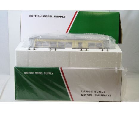 Two boxed BMS G scale W &amp; L Pickering Coaches to include R19-13 W &amp; L Saloon Coach #4154 &amp; R19-14 W &amp; L Brake