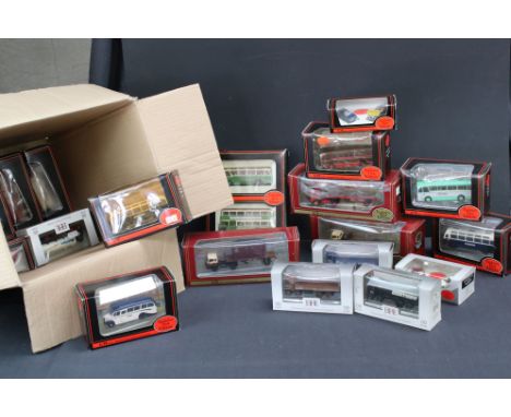 22 x Boxed Exclusive First Editions EFE diecast models to include 22202 Bedford TK Artic 1 Axle Flatbed British Road Services