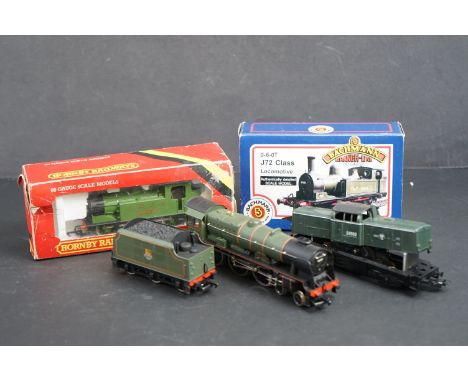 Two boxed OO gauge locomotives to include Bachmann 31051 0-6-0T J72 Class and Hornby R252 LNER Loco J83 Class plus Mainline R