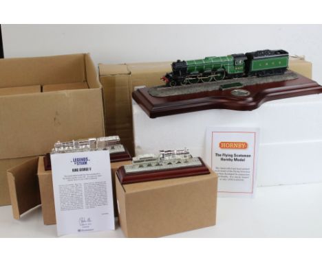 Boxed Hornby Flying Scotsman resin model, with certificate, plus 11 x boxed Legends of Steam models to include 2 x LOSTM001 F