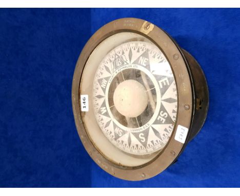 ANTIQUE SHIPS COMPASS