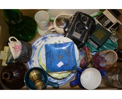 Ceramics and glass-Midwinter Art Deco Royal Albert part tea set; Royal Worcester egg coddler; Poole; Rex twin lens camera; My