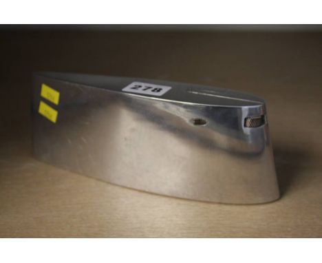 Section of an aluminium propellor converted to a lighter