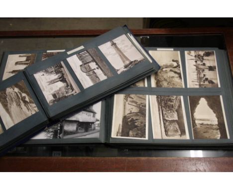 2 Post card albums and contents