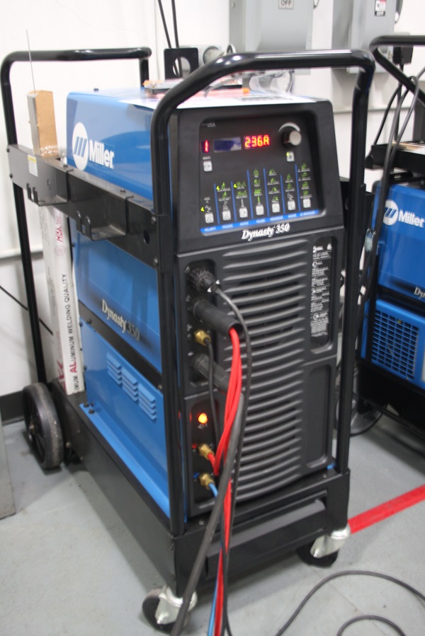 Miller Dynasty 350 Tig Welder complete package with whip and built in