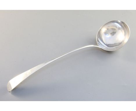 A George III silver Old English pattern soup ladle, initialled 'M', maker George Smith, London, 1783, 5.6ozhttps://www.gorrin