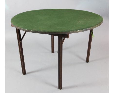 A Mudie's patent 'Squeezer' card table Diameter 3ft 5in.https://www.gorringes.co.uk/news/west-horsley-place-attic-sale-8th-ja