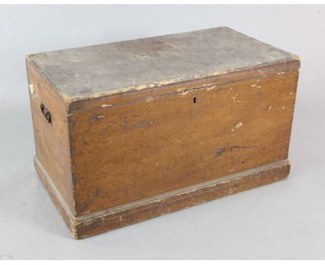 A Victorian simulated oak pine trunk with R.N. logo 3fthttps://www.gorringes.co.uk/news/west-horsley-place-attic-sale-8th-jan