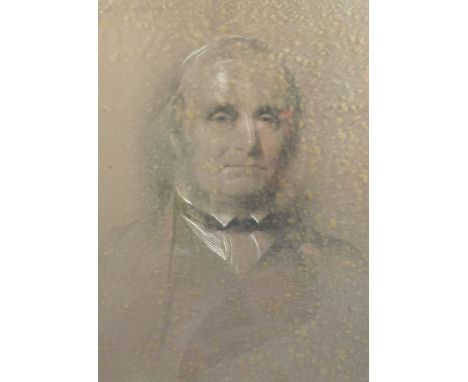 Samuel Laurence (1812-1884)charcoal and chalkPortrait of G.S.Venables Q.C. label verso inscribed 'Drawing made for Lord Hough