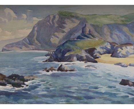 Alexander Carruthers Gould (1870-1948) RBA, RWAwatercolourIlfracombe, Lantern Hill and Hillsboroughsigned12 x 16in.