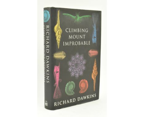 Dawkins, Richard. 1996 Climbing Mount Improbable. Flat signed by the author in blue ink to the title page. Publ. Viking, numb