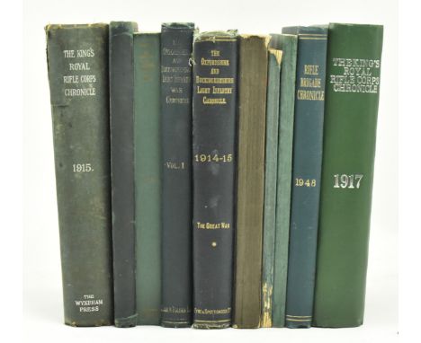 Military WWI &amp; WWII interest. A collection of nine Chronicles relating to the world wars. The lot comprising The Oxfordsh