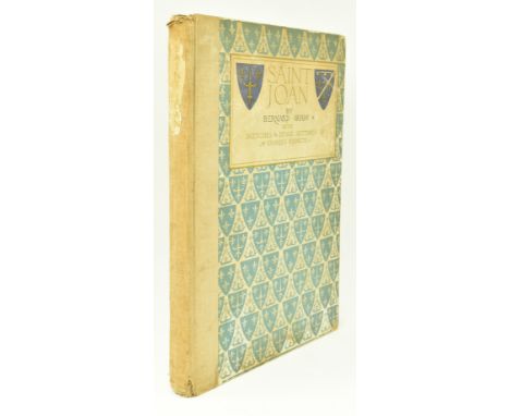 Bernard Shaw, George. 1924 Saint Joan, a Chronicle Play in Six Scenes and an Epilogue by Bernard Shaw with Sketches by C. Ric