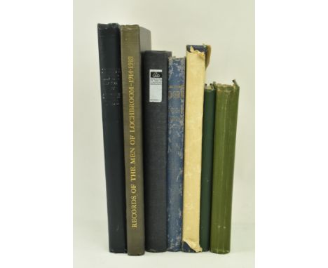 Military First World War history. A collection of seven works mostly relating to various battalions during WWI. The lot compr