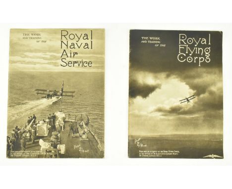 WWI interest. Two First World War Illustrated London News pamphlets, being The Work and Training of the Royal Flying Corps an