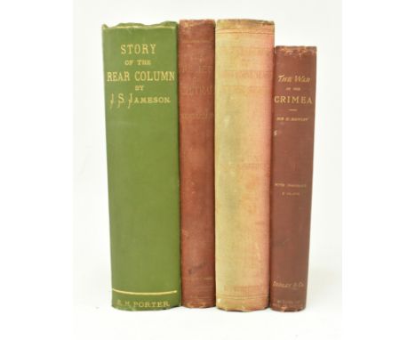 Military interest. A collection of four Victorian works on army and war experiences. The lot comprising 1890 The Story of the